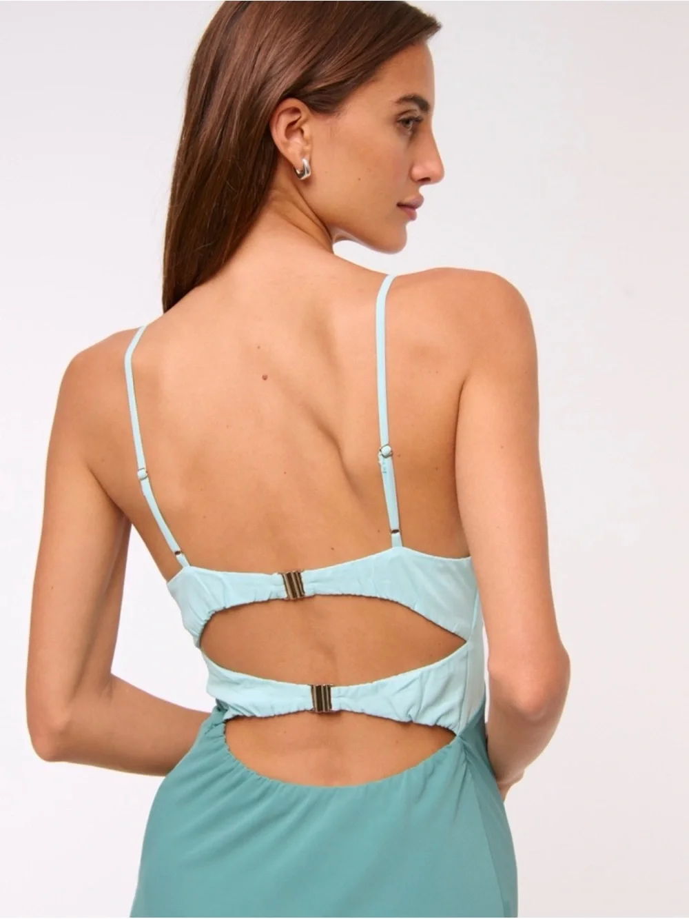 Abercrombie & Fitch Julia Slip Cutout Maxi Dress